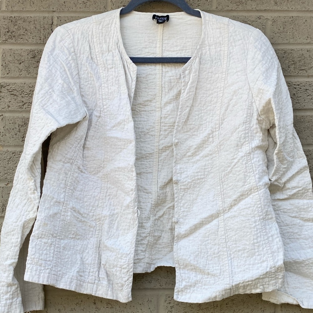 Eileen fisher button up blouse